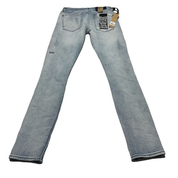 Ksubi Van Winkle Men’s Jeans 30 Measured 29” Trashed Dreams Mid Rise Skinny NWT - Picture 1 of 12